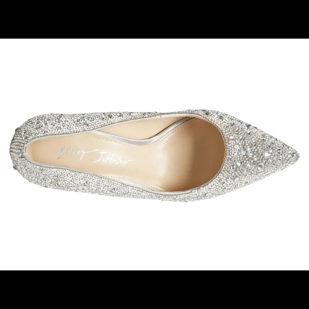 Betsey Johnson - Averi Pump (rhinestone/ silver) Discontinued